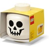 Room Copenhagen, LEGO Storage Heads Stackable Storage Container – Buildable Organizational Bins for Kid’s Toys and Accessories – 9.45 x 9.45 x 10.67in – Large, Pumpkin, Holds 500 Bricks | Holds about 500 bricks(Skeleton)