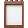 Room Copenhagen LEGO Wooden Picture Frame, Oak Dark Stained