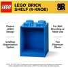 Room Copenhagen Lego Brick Set with 4-Stud and 8-Stud Box Shelves, Blue | Stackable Storage Box Storage with Lid Toy Organization Home Decor Office Kids Room