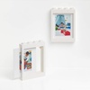 Room Copenhagen Lego Picture Frame – Stackable, Tabletop or Wall Display Photo Frame, Fits 5 x 7 in Photos, Black | LEGO Picture Frame 5 x 7 in Photos Stackable Photo Frame Tabletop Wall Display(White)