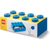 Room Copenhagen Lego Storage Brick 8 Desk Drawer, 8-Stud Stackable Tabletop Storage Box, 12.4 x 6.2 x 4.4 in, Bright Blue | LEGO Toys Desk Drawers Office Supplies and Stackable Storage Home Decoration Storage Box