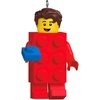 Hallmark Keepsake Christmas Ornament, Brick Suit Girl LEGO Minifigure, Gifts for LEGO Fans(Brick Suit Guy LEGO Minifigure)