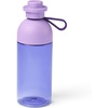 LEGO Hydration Water Bottle, 500ml Transparent Blue, Drinking Bottle for Toddlers, Dishwasher Safe, Reusable Sports Can(Lavender)