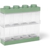 LEGO Minifigure Display Case 16 Black Space for 16 Minifigures | BPA-free large cabinet with 16 individual compartments and baseplates. Securely showcase your favorite LEGO characters(Batman Sleeve)