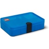 LEGO Sorting Box Toy Storage Organizer Transparent Blue | Sorting Storage Box Customizable Compartments Minifigure & Brick Storage Portable Organizer