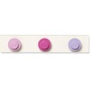 LEGO Wall Hanger Rack – Coat Rack with 3 Hooks for Hanging Coats, Backpacks, Hats | Perfect Kids Lego Room Decor | Assorted Colors – Red, Blue, Yellow(Light Pink/Dark Pink/Light Purple)