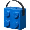 Room Copenhagen LEGO Lunch Box with Handle 2.1 L Dishwasher Safe Blue | 2.1 L Capacity Carry Handle Dishwasher Safe Food Storage Container(Blue)