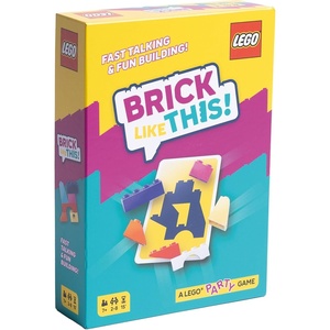 Asmodee Brick Like This! The Official Lego Party Game – A Fast, Fun Building Game for Families, Kids, Teens & Adults, Ages 7+, 2-8 Players, 15 Minute Playtime | A Fast, Fun Building Game for Families, Kids, Teens & Adults, Ages 7+, 2-8 Players, 15 Minute Playtime