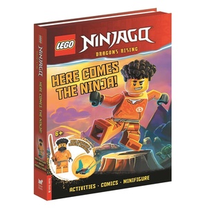 Buster Books LEGO NINJAGO Here Comes the Ninja! (with Arin minifigure and dragon mini-build) (LEGO Minifigure Activity).