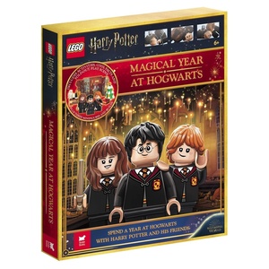 Buster Books LEGO (R) Harry Potter (TM) Magical Year at Hogwarts (with 70 LEGO bricks, 3 minifigures, fold-out play scene and fun fact book).