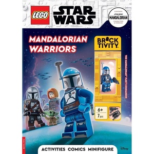 Buster Books LEGO Star Wars Mandalorian Warriors (with Mandalorian Fleet Commander LEGO minifigure) (LEGO Minifigure Activity).