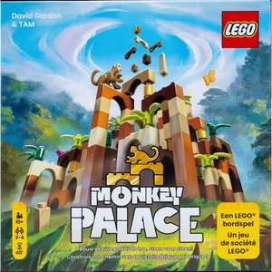 Dotted Games – Monkey Palace: A LEGO Board Game® – Build Your Way to Victory, Stone by Brick! Fun Building Family Game, Age 10+, 2-4 Players