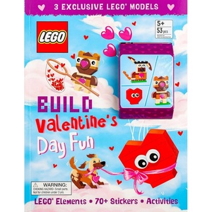 LEGO Books: Build Valentine’s Day Fun! (Activity Book with Minifigure)