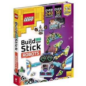 LEGO® Books: Build and Stick: Robots (LEGO® Build and Stick Activity Box)