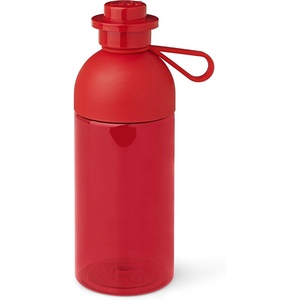 LEGO Hydration Water Bottle, 500ml Transparent Blue, Drinking Bottle for Toddlers, Dishwasher Safe, Reusable Sports Can(Bright Red)