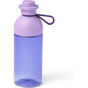 LEGO Hydration Water Bottle, 500ml Transparent Blue, Drinking Bottle for Toddlers, Dishwasher Safe, Reusable Sports Can(Lavender)