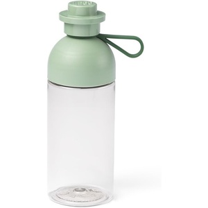 LEGO Hydration Water Bottle, 500ml Transparent Blue, Drinking Bottle for Toddlers, Dishwasher Safe, Reusable Sports Can(Sand Green)
