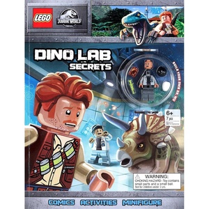 LEGO Jurassic World: Dino Lab Secrets (Activity Book with Minifigure)