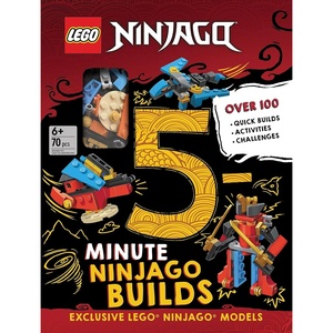 LEGO® NINJAGO® 5-Minute Builds: 100+ Quick Model Build Ideas, Basic Brick Kit, and Awesome Activities to Inspire Imagination and Creativity!