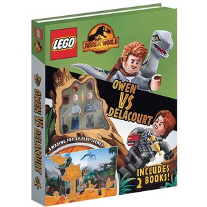 LEGO (R) Jurassic World (TM): Owen vs Delacourt (Includes Owen and Delacourt LEGO (R) minifigures, pop-up play scenes and 2 books)