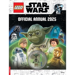 LEGO® Star Wars™: Official Annual 2025 (with Yoda minifigure and lightsaber) (LEGO® Annual)