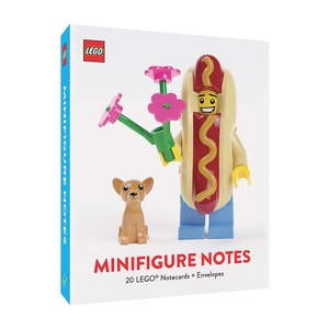 Lego« Minifigure Notes: 20 Notecards and Envelopes