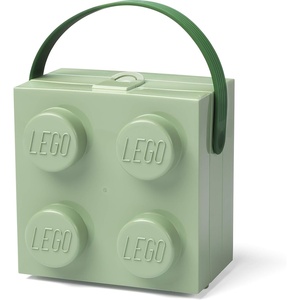 ROOM Copenhagen Lego Hand Carry Box 4 Handle Blue, Bright Red(Sand Green)