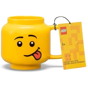 Room Copenhagen LEGO Ceramic Mug Small – Boy – 225 ml Cup for All Ages | Cool Cup Fun and Unique Ceramic Coffee Mug Tea Mug LEGO Design Dishwasher Safe Hot & Cold Drinks(Silly Boy)