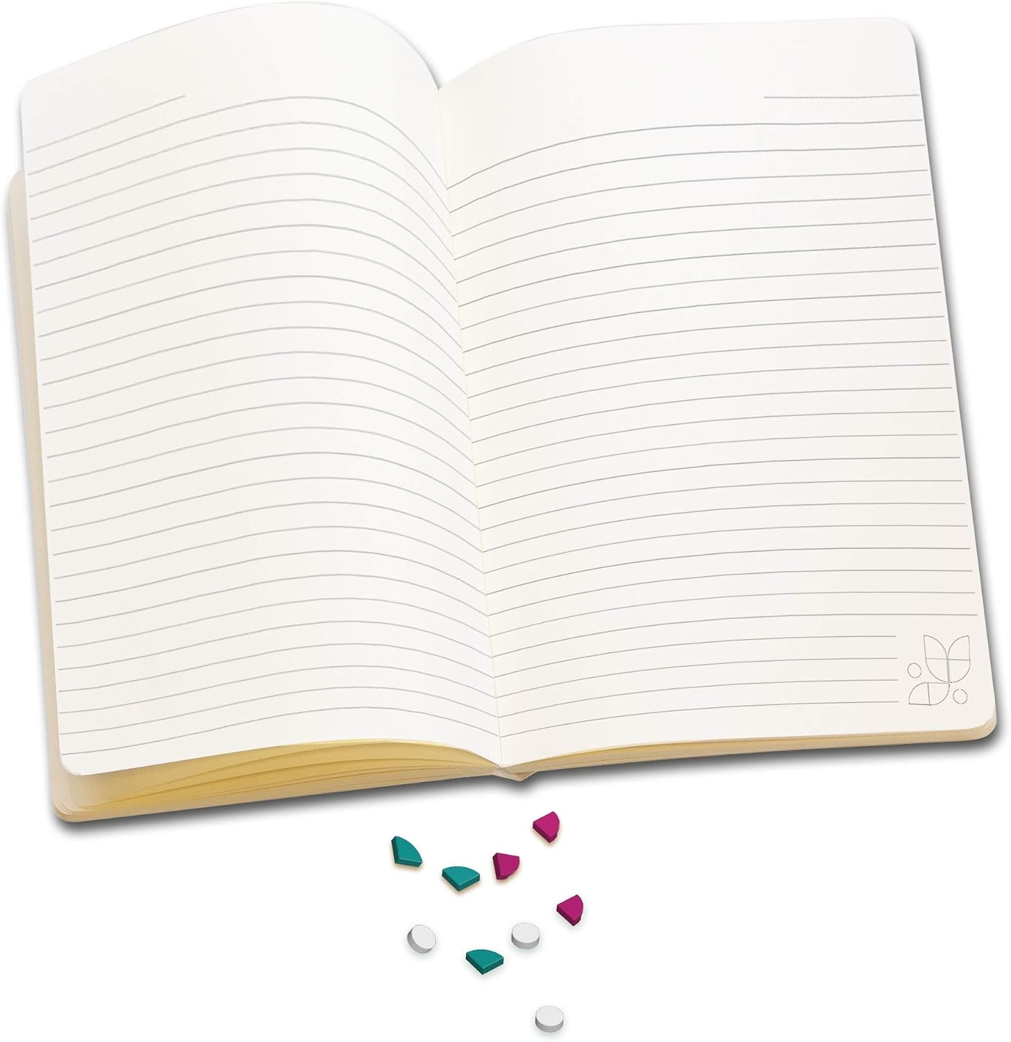 image:imageIQ LEGO DOTS Notebook with Sliding Charm 52796 Lined Softcover Back to School