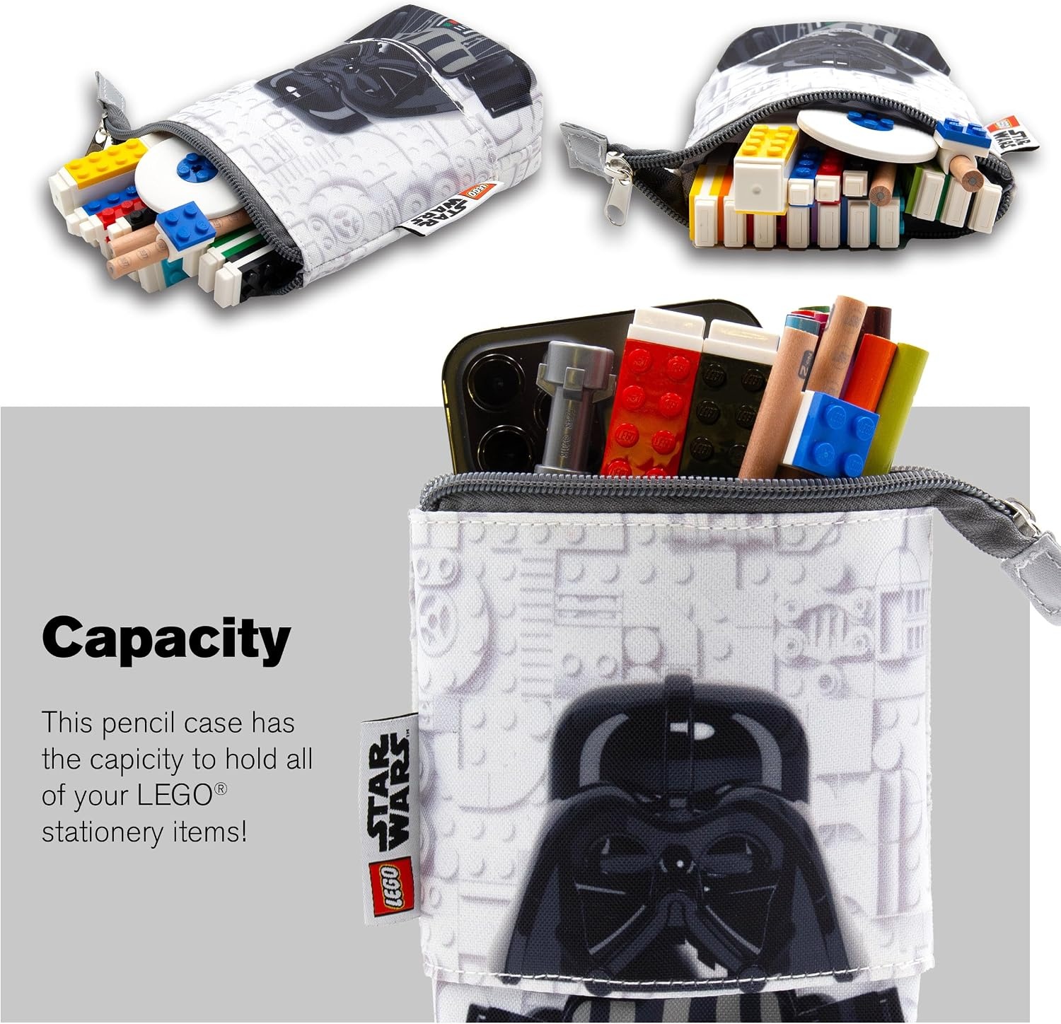 image:imageIQ LEGO Star Wars Pop Up Pencil Case Darth VaderAnakin Skywalker 53458