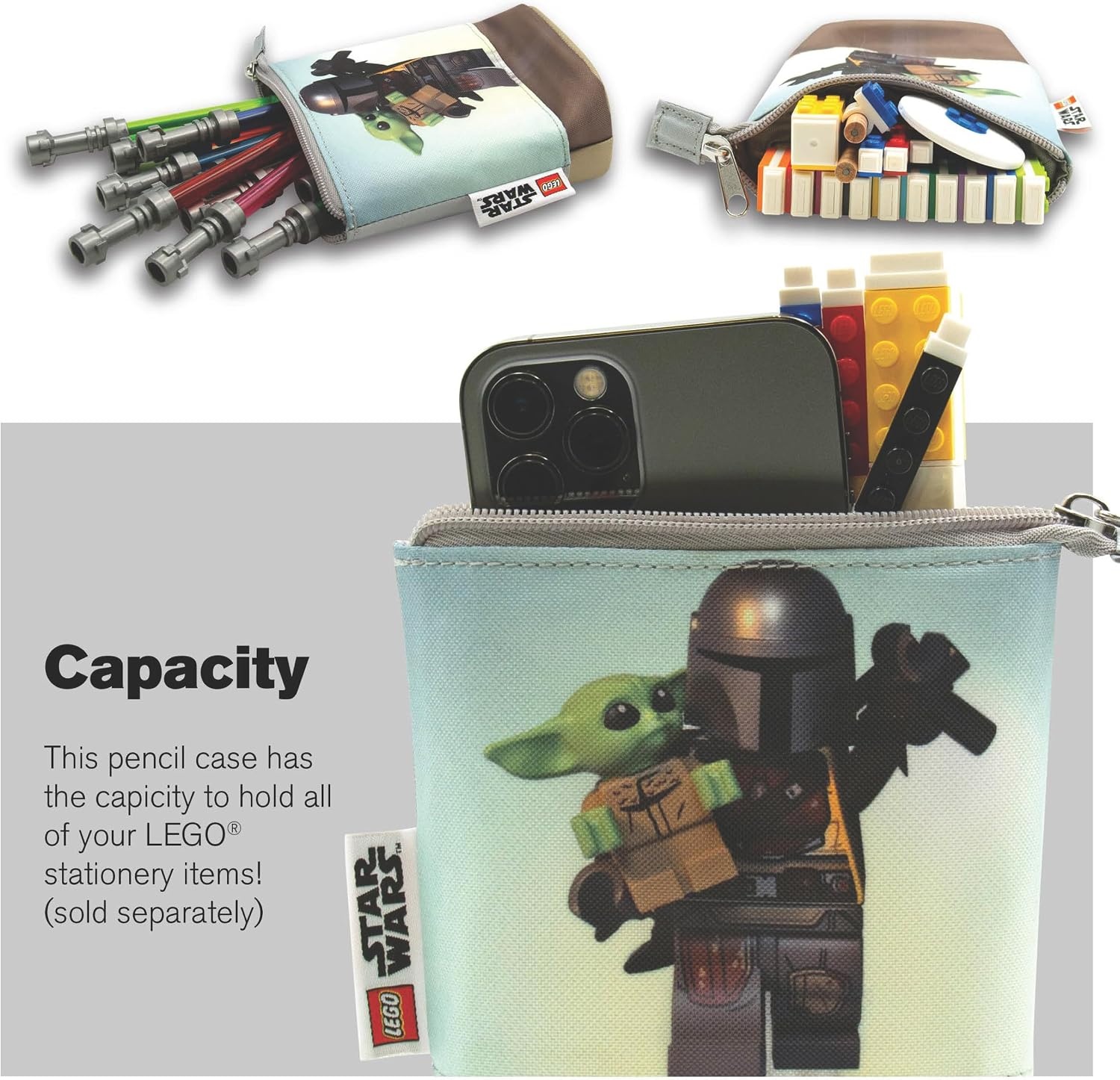 image:imageIQ LEGO Star Wars The Mandalorian Pop Up Pencil Case Jet Pack 53320