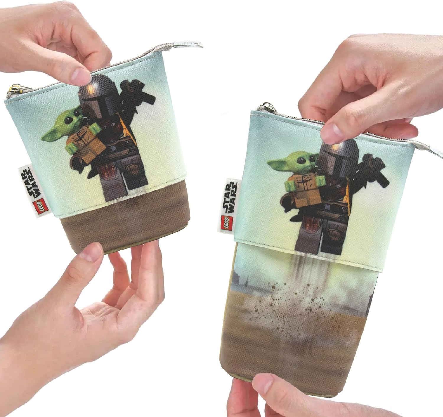 image:imageIQ LEGO Star Wars The Mandalorian Pop Up Pencil Case Jet Pack 53320