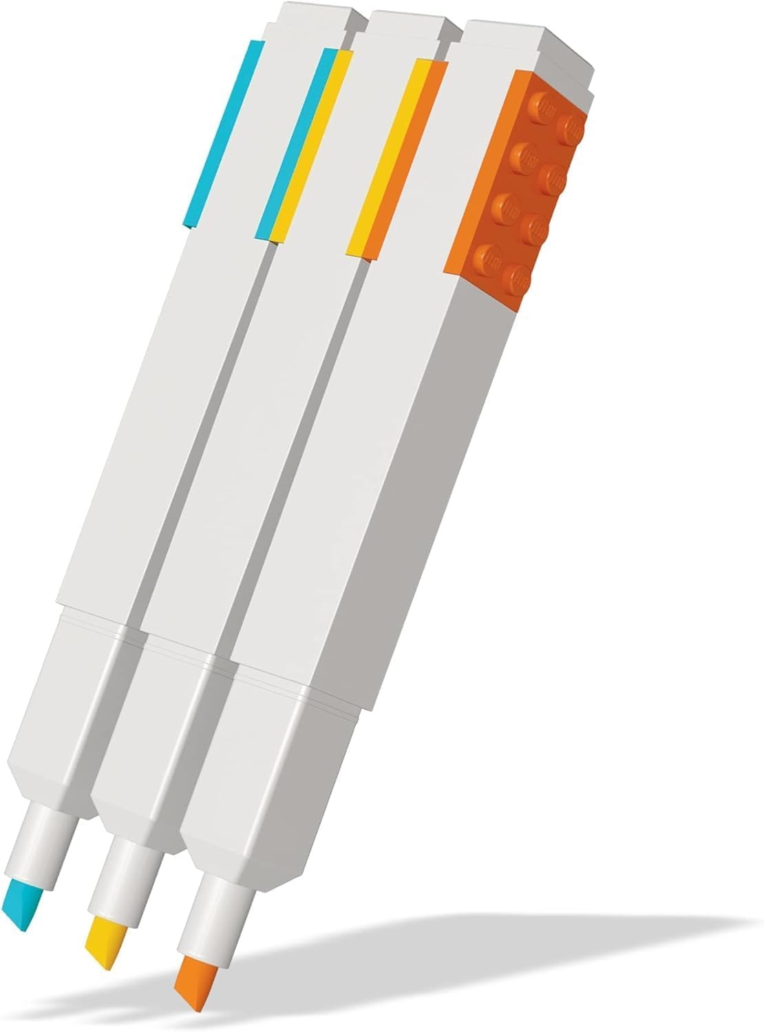 image:imageIQ LEGO Stationery Highlighter 3 Pack 51685 1 each Yellow Orange Blue