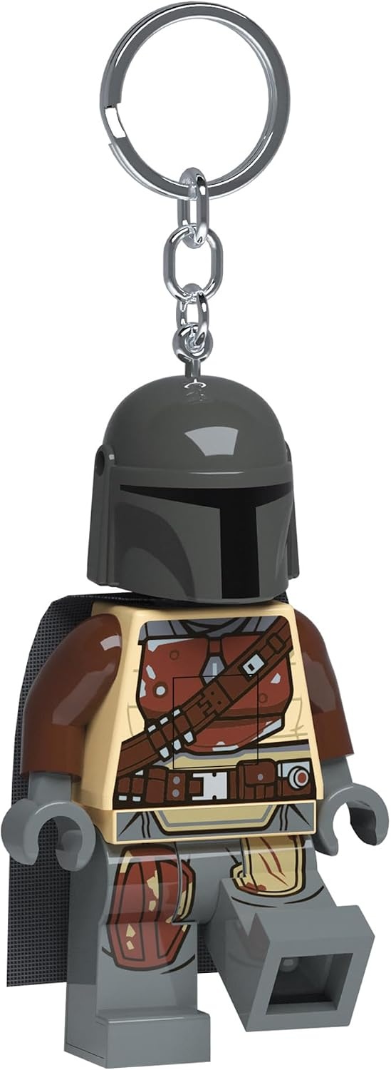 image:imageIQ Lego Star Wars Keyring with LED Torch Toy Gifts for Children 76mm Large Figure 2 CR2025 Batteries Included