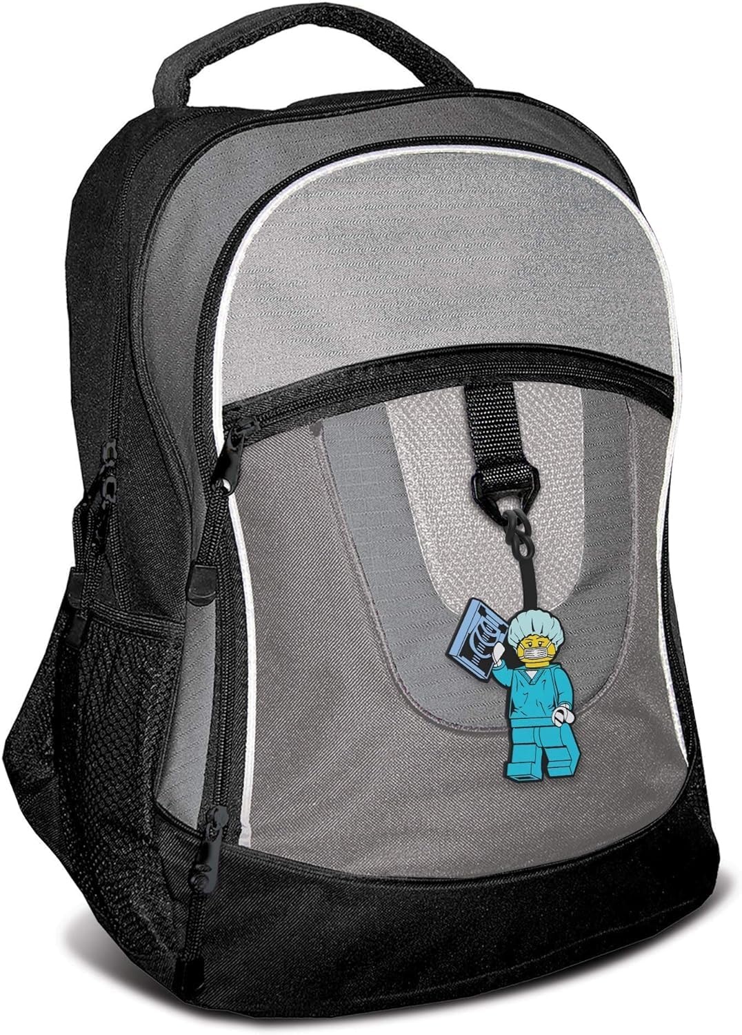 image:imageLEGO City Bag Tag Surgeon 52970 Flexible Silicone Luggage Tag for Suitcases Backpacks School Bags Travel Gift for Kids