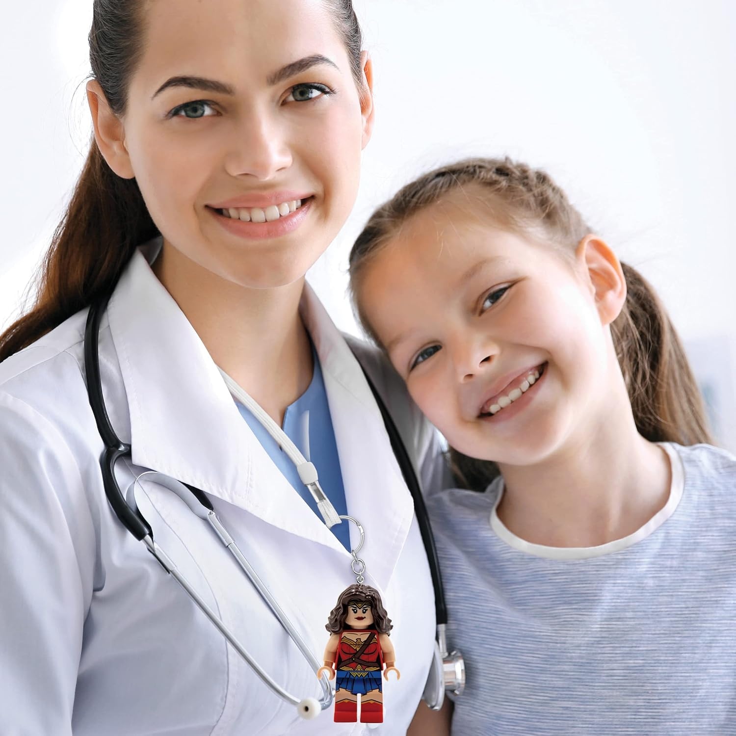 image:imageLEGO DC Keychain Light Wonder Woman KE117H Large 3 Inch Tall