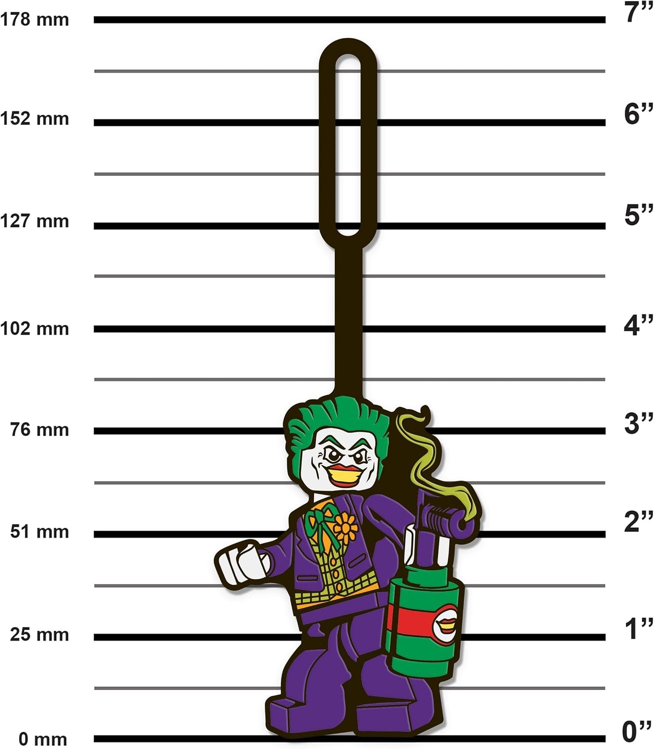 image:imageLEGO DC Silicone Bag Tag The Joker 52582