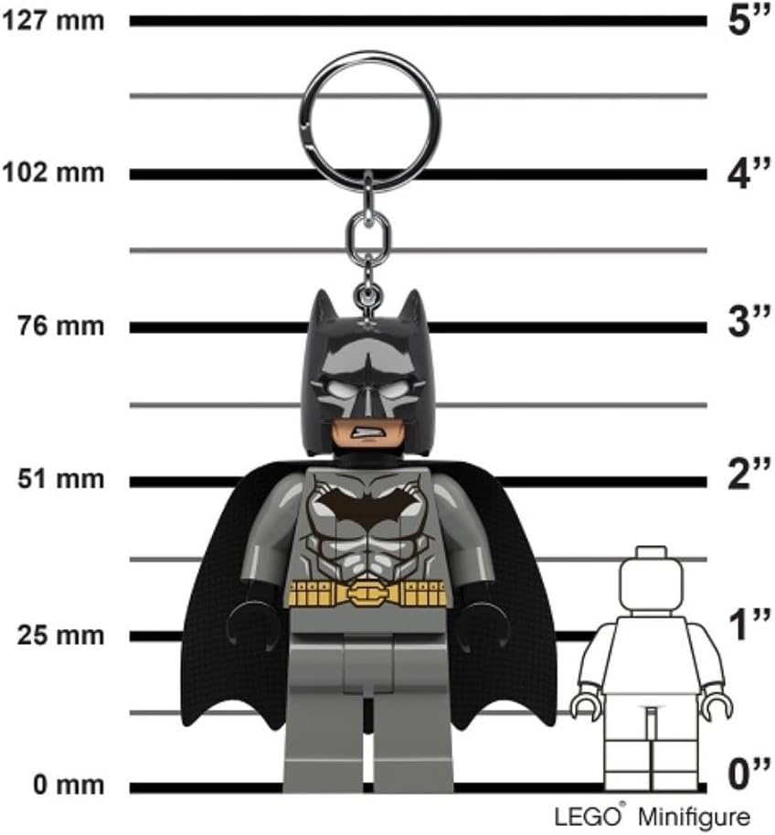 image:imageLEGO DC Super Heroes Keychain Light Batman KE92H Large 3 Inch Tall