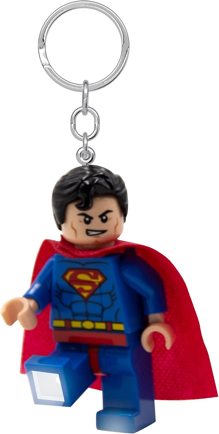 image:imageLEGO DC Super Heroes Large 3 Inch Tall Figure Keychain Light Superman KE39H