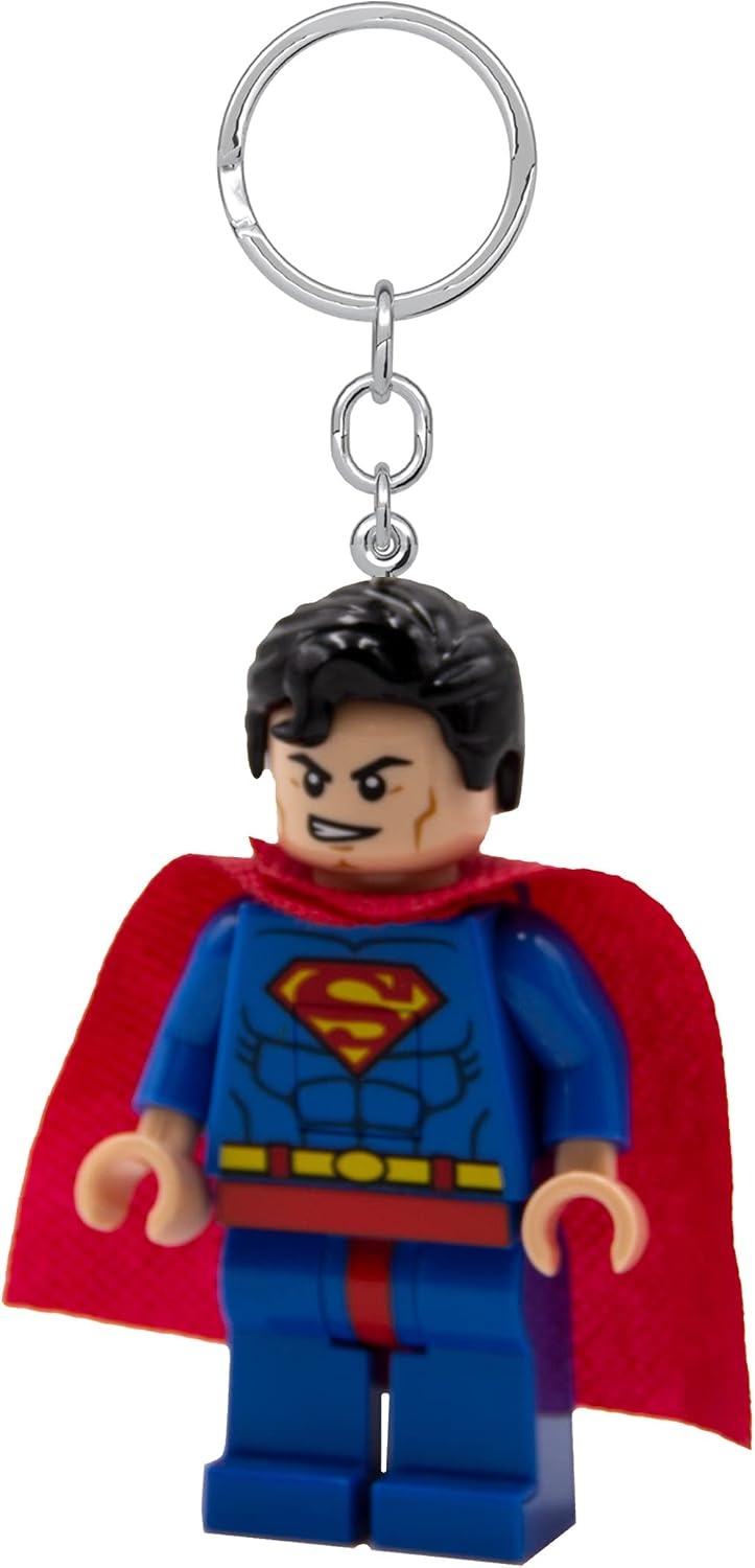 image:imageLEGO DC Super Heroes Large 3 Inch Tall Figure Keychain Light Superman KE39H