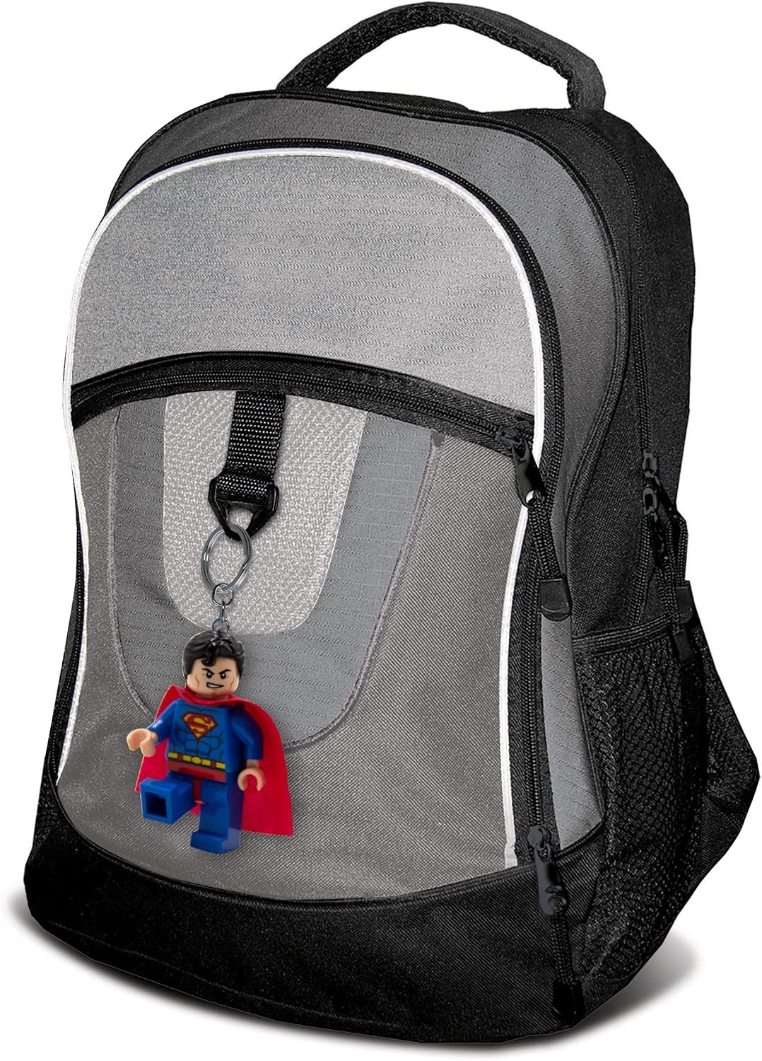 image:imageLEGO DC Super Heroes Large 3 Inch Tall Figure Keychain Light Superman KE39H