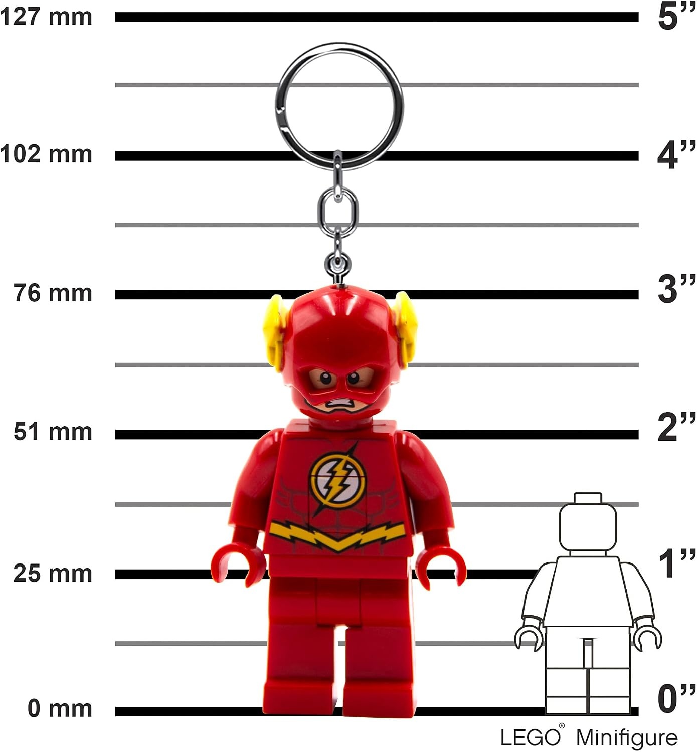 image:imageLEGO DC Super Heroes The Flash Keychain Light KE65H ExtraLarge 3 Inch TallRed