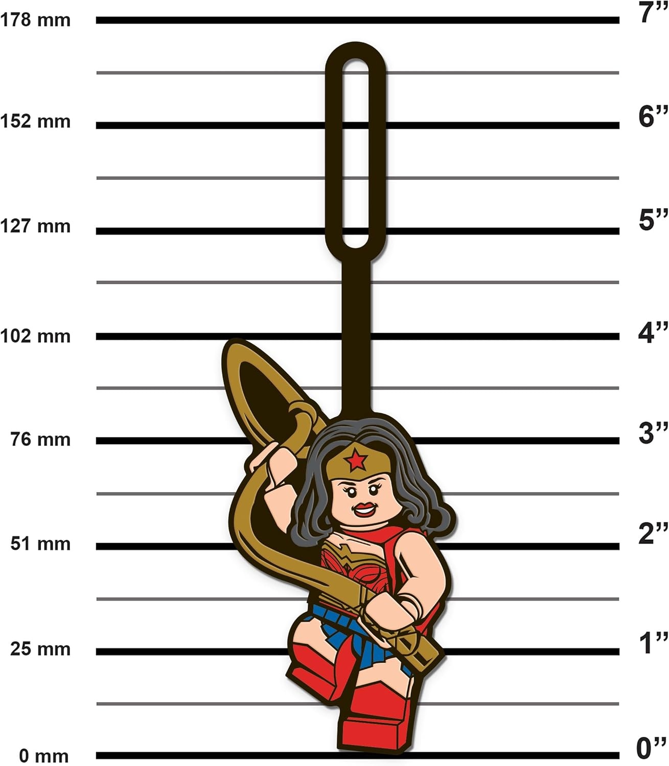 image:imageLEGO DC Superheroes Silicone Bag Tag Wonder Woman 52505
