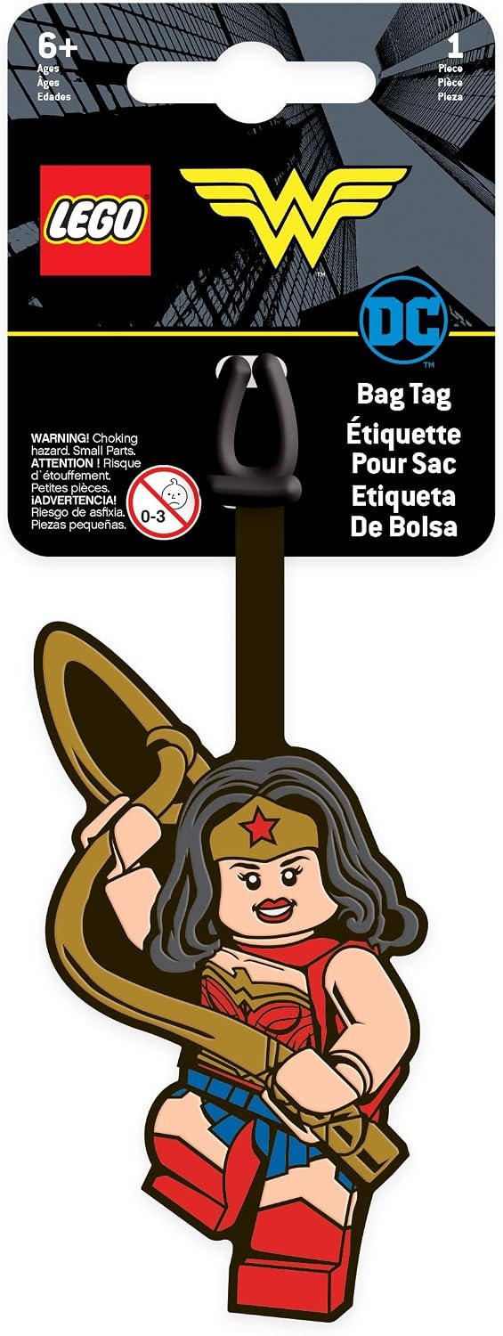 image:imageLEGO DC Superheroes Silicone Bag Tag Wonder Woman 52505