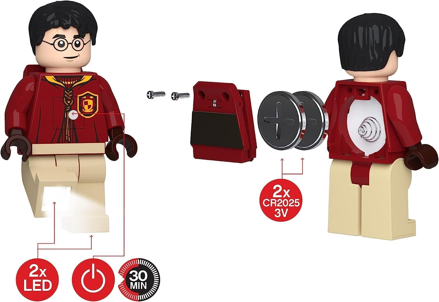 image:imageLEGO Harry Potter Head Lamp Harry Potter 3 Inch Tall Figure HE33