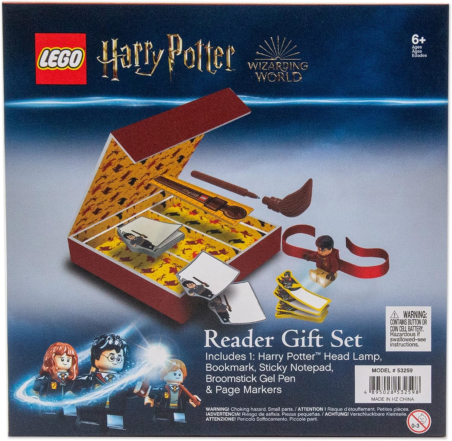 image:imageLEGO Harry Potter Stationery Box Set amp Head Lamp Reader 53259 Gift Set