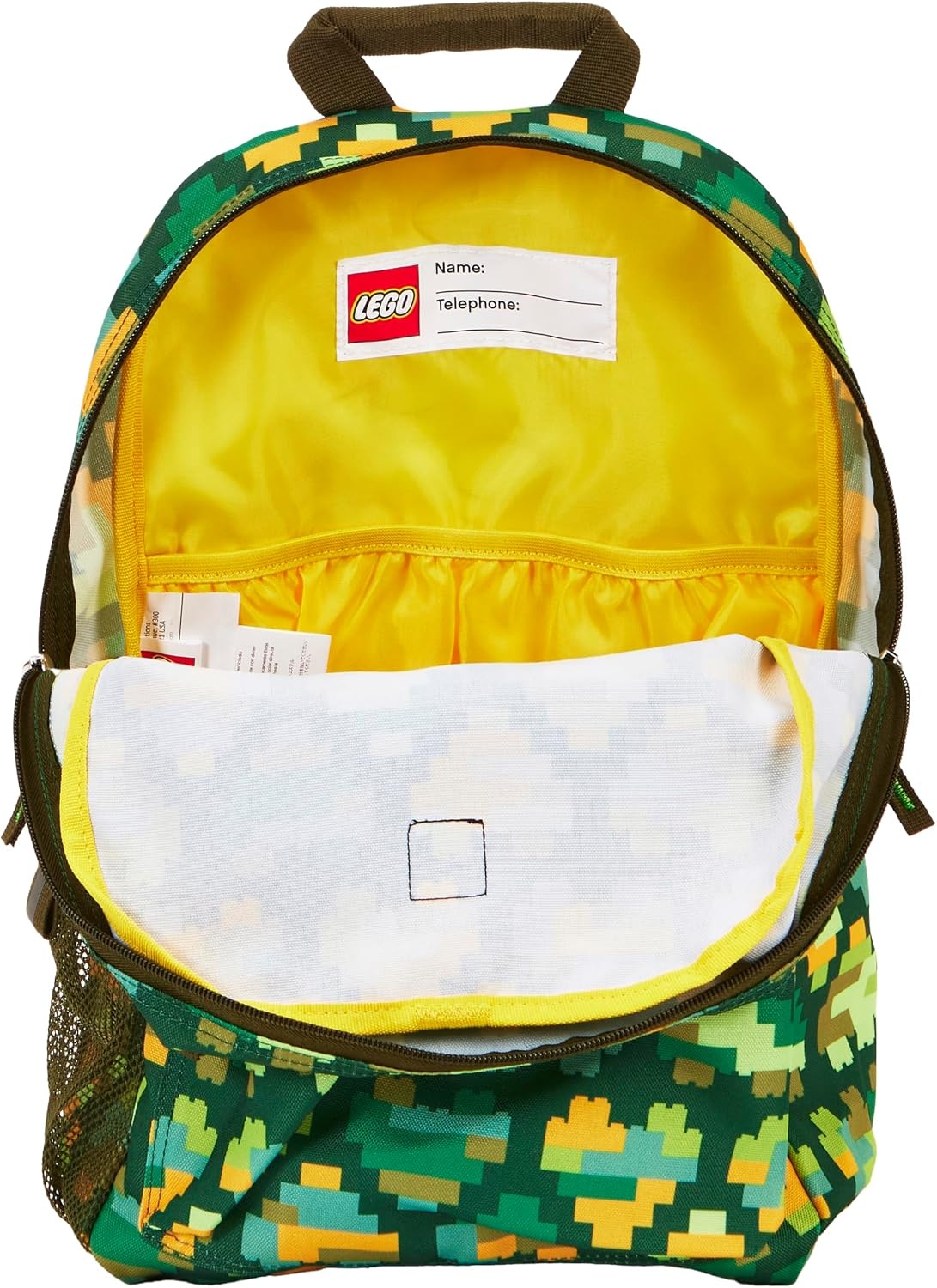 image:imageLEGO Iconic Prints Kids School Backpack Bookbag for Travel OntheGo Back to School Boys and Girls with Adjustable Padded Straps and Fun patterns Rainbow HeartsCamo Brick Hearts