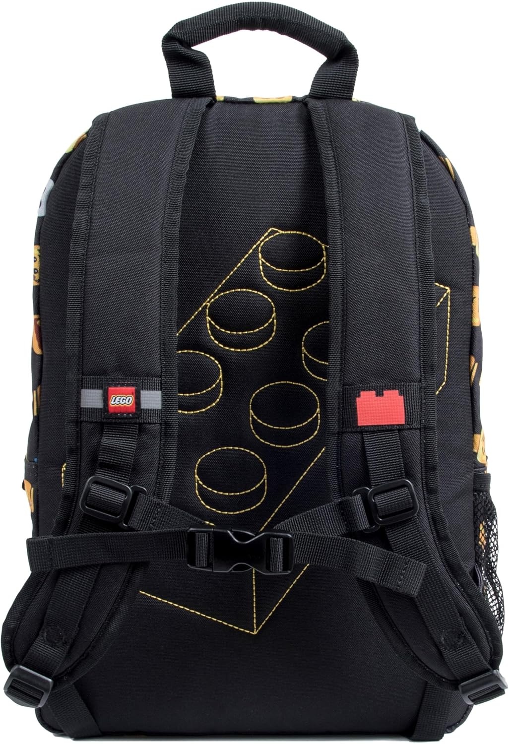 image:imageLEGO Iconic Prints Kids School Backpack Bookbag for Travel OntheGo Back to School Boys and Girls with Adjustable Padded Straps and Fun patterns Rainbow HeartsMinifigure