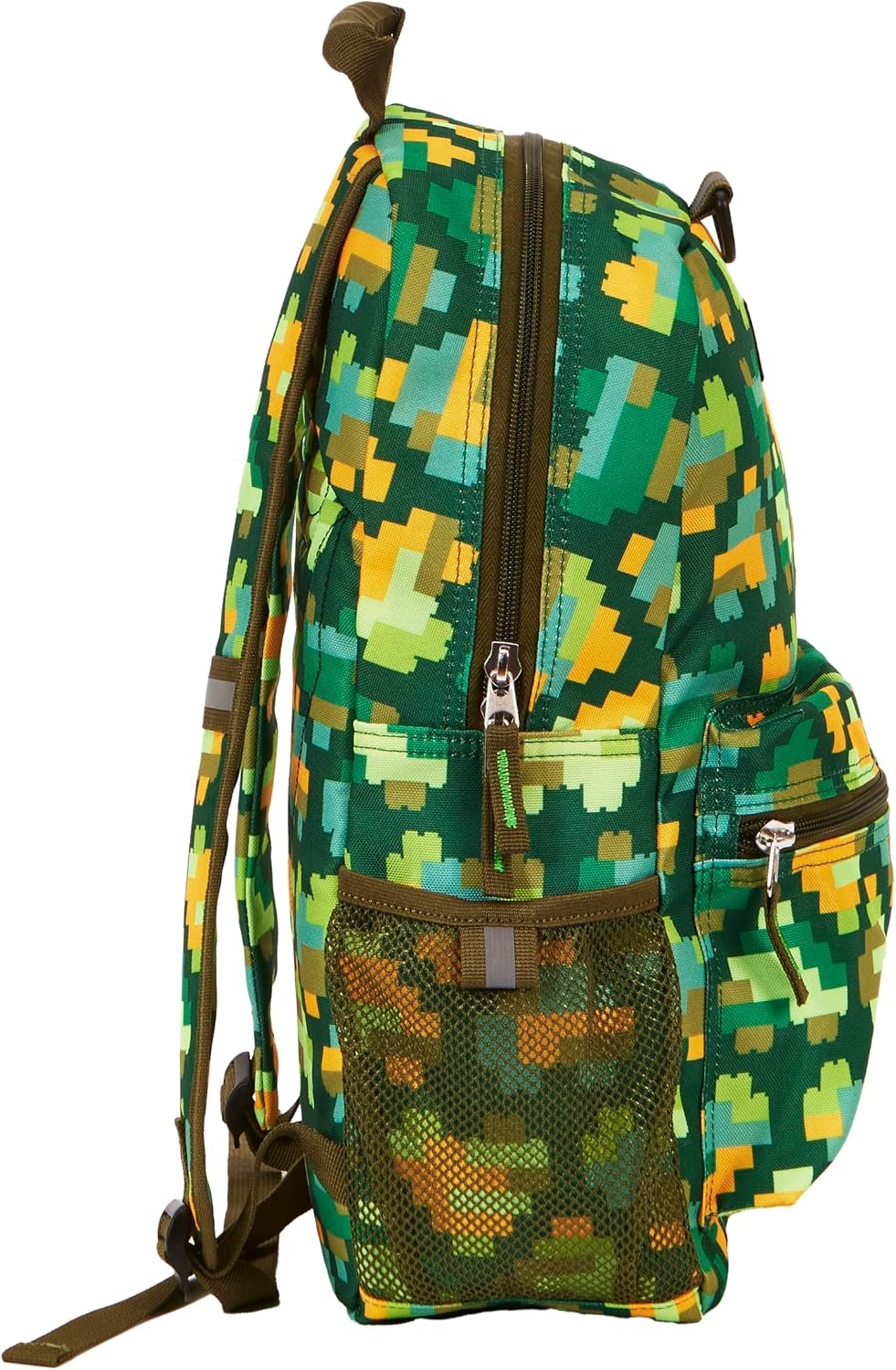 image:imageLEGO Iconic Prints Kids School Backpack Bookbag for Travel OntheGo Back to School Boys and Girls with Adjustable Padded Straps and Fun patterns Rainbow HeartsCamo Brick Hearts