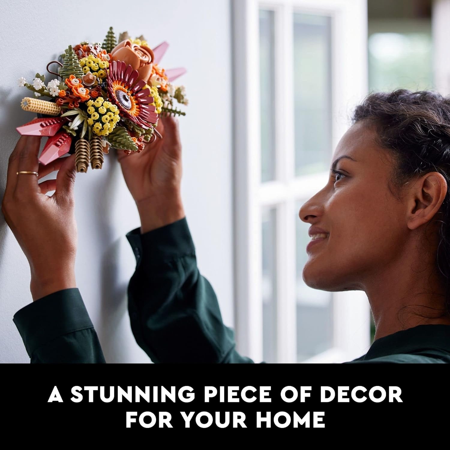 image:imageLEGO Icons Dried Flower Centerpiece Building Sets for Adults Ages 18 Years Fall amp Thanksgiving Decorations for Dinner Table or Mantel 10314Crafts Set